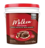 GANACHE MEIO AMARGO MELKEN 4KG - HARALD