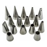 JOGO DE BICOS P/ CONFEITAR INOX 16 PECAS