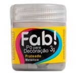 PO P/ DECORACAO PRATEADO 3 G FAB