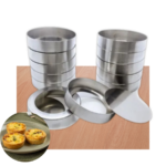 FORMINHA QUICHE FUNDO FALSO Nº 1 (ALUMÍNIO) - 2,5 ALTURA X 8,2 CM BOCA