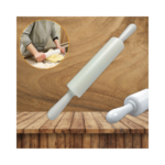 ROLO PARA MASSAS COM ARTICULAÇÃO BRANCO (POLIETILENO) - 30CM X 6 CM