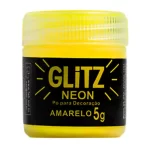 GLITZ - PÓ PARA DECORAÇÃO NEON AMARELO 5G
