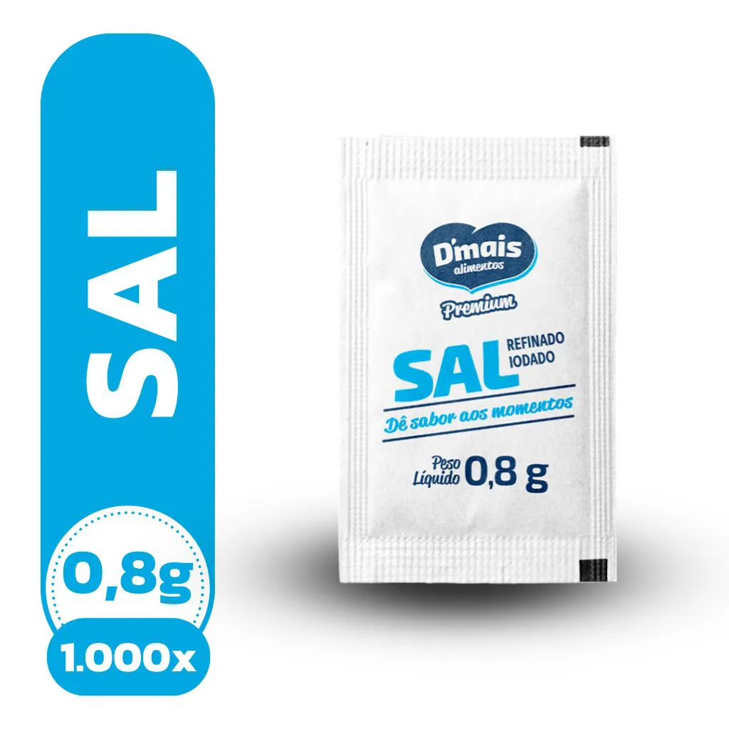 SAL REFINADO D'MAIS (SACHE) 1000X0,8G - LANCHERO - Imagem 2